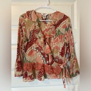 Y2K Wrap Top